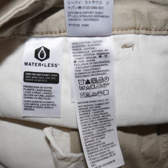 Levi's Carrier Cargo Shorts Men's Size 54 Loose Fit Ripstop Utility Beige/Tan - Picture 7 of 9